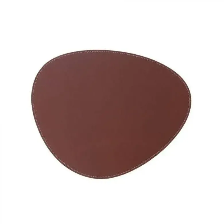 Da'Core Curve Dækkeserviet i kunstigt læder Brun 33x41 cm