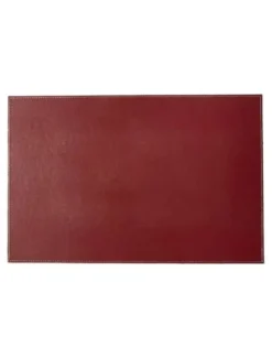Da'Core Dækkeserviet i kunstigt læder Bordeaux 30x45 cm