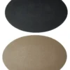 Dacore dækkeserviet oval vendbar taupe/sort