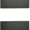 Da'Core Dækkeserviet PU soft 30x45 cm mørk grå/sort vendbar