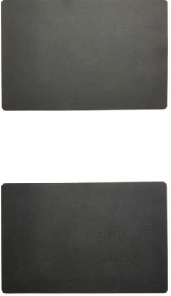 Da'Core Dækkeserviet PU soft 30x45 cm mørk grå/sort vendbar