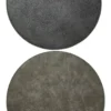 Da'core Dækkeserviet vendbar sort/grå Ø38 cm