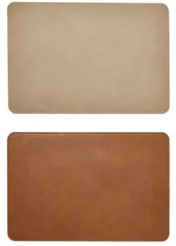 Da'core Dækkeserviet vendbar tobacco/sand