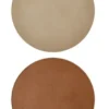 Da'core Dækkeserviet vendbar tobacco/sand Ø38 cm