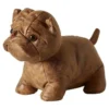 Da'Core Dørstopper bulldog 23 cm polyester mørk brun