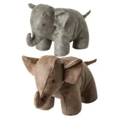 Da'Core Elefant Dørstopper 25 cm Grå/Brun