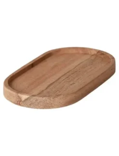 Da'core Fad med kant oval 21 cm akacietræ