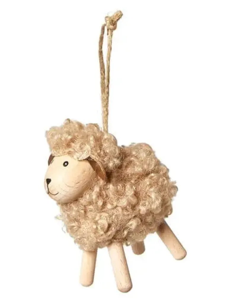 Da'core Får Fluffy H8 cm Lys brun