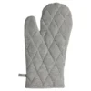 Da'Core Grillhandske quilt 18x32 cm uni cross grå