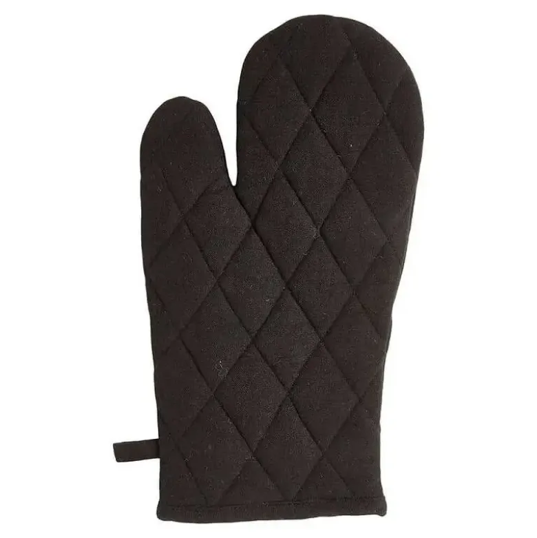 Da'Core Grillhandske quilt 18x32 cm uni cross sort