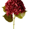 Da'core Hortensia stilk 70 cm vinrød