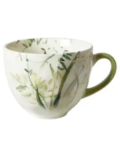 Da'core Krus Flora 48 cl. benporcelæn grøn