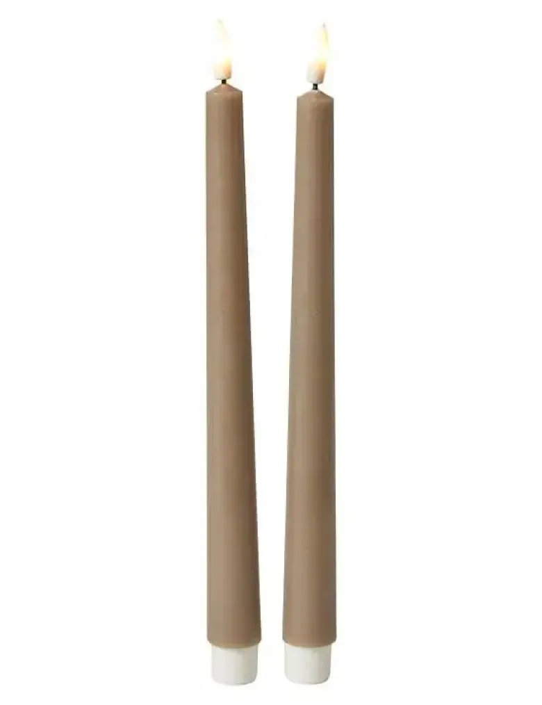 Da'core Kunstig stearinlys Sand H28 cm