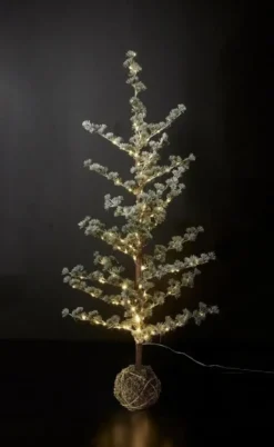 Da'Core Kunstigt cedartræ med LED lys og sne 120 cm til strøm