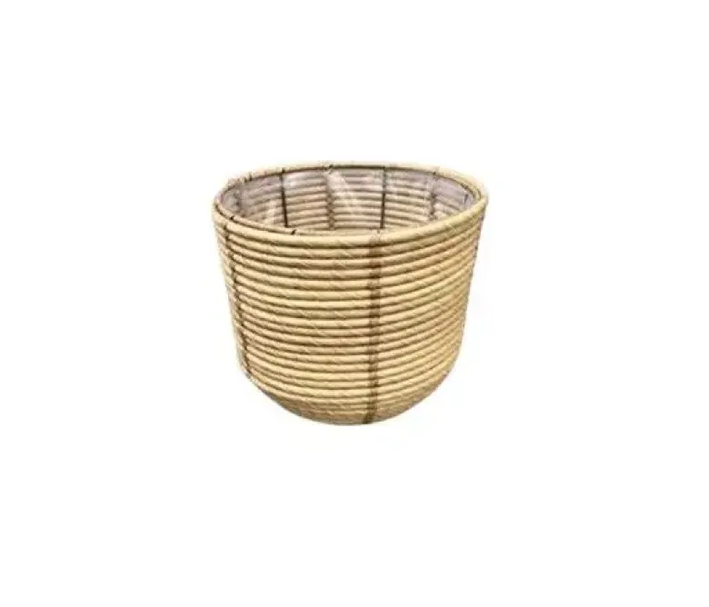 Da'core Kurv rund rattan natur stor