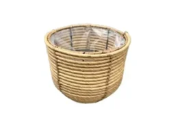 Da'core Kurv rund rattan natur lille
