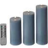 Da'core Led Bloklys flad top 3-pak Indigo
