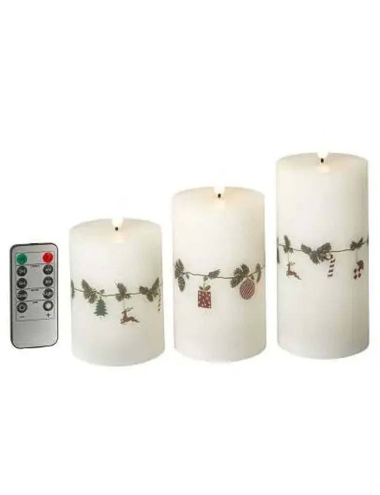 Da'core LED Bloklys Juleguirlande 3-pak