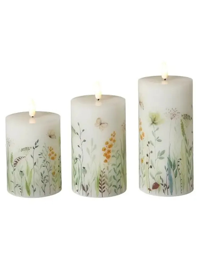 Da'core LED bloklyssæt 3-pak vild flora