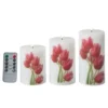 Da'core LED Bloklys tulipaner 3-pak