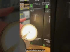 Da'core LED Bordlampe med Touch Guld
