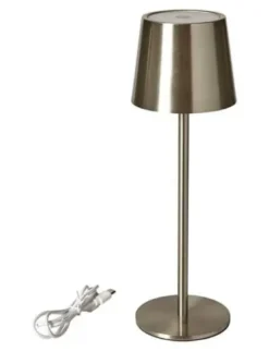 Da'core LED Bordlampe med Touch Sølv