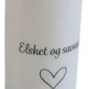 Da'core LED gravlys med timer "Elsket og savnet"