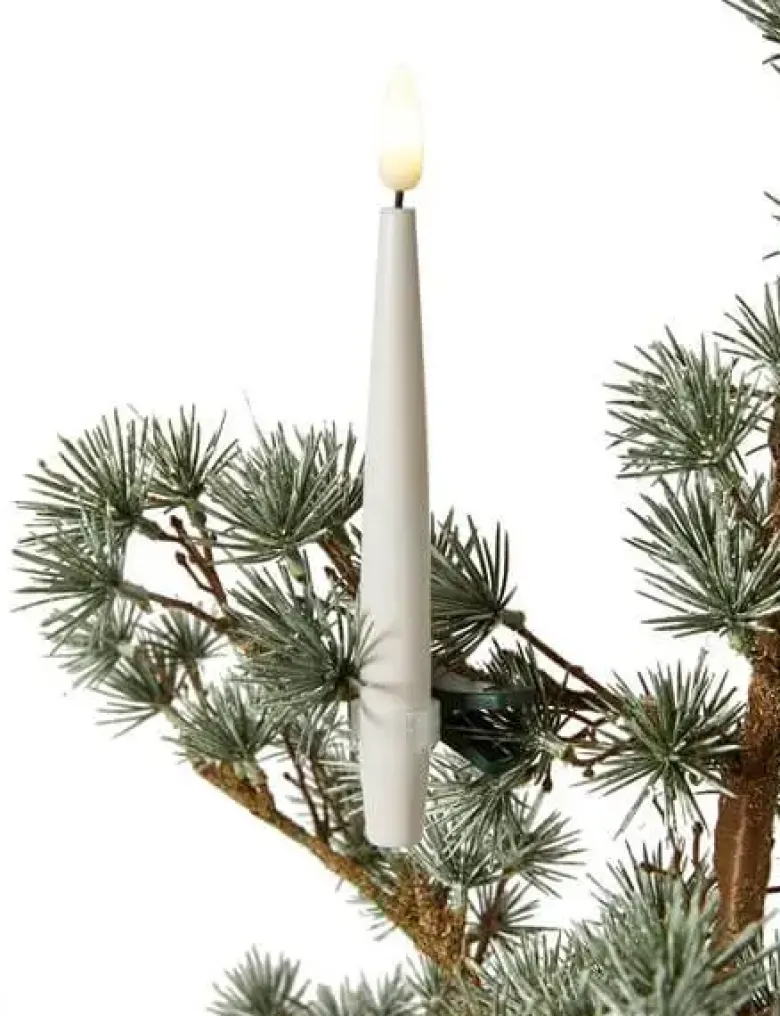 Da'core LED Juletræslys H15 cm medklemme10 stk.