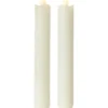 Da'core LED Kronelys genopladelig H18 cm 2-pak