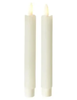 Da'core LED Kronelys genopladelig H22 cm 2-pak