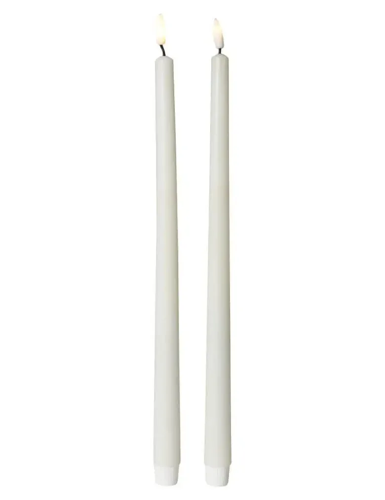 Dacore LED kronelys med 3D væge H. 38 cm 2-pak