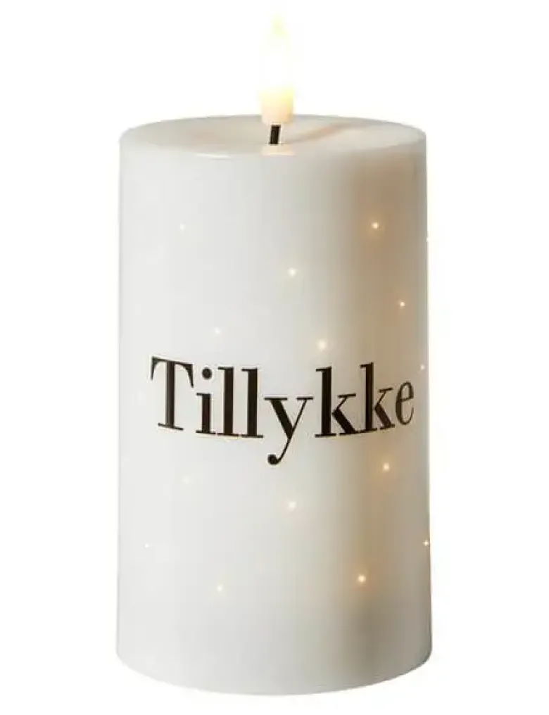 Da'core LED lys twinkle Tillykke