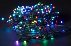 Da'core LED RGB lyskæde 200 LED med mange funktioner IP44 og remote