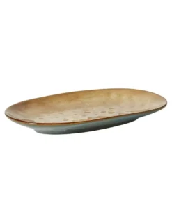 Da'Core oval Serveringsfad 18x31 cm Petroleum