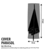 Da'core Overtræk til parasol 230 cm grå