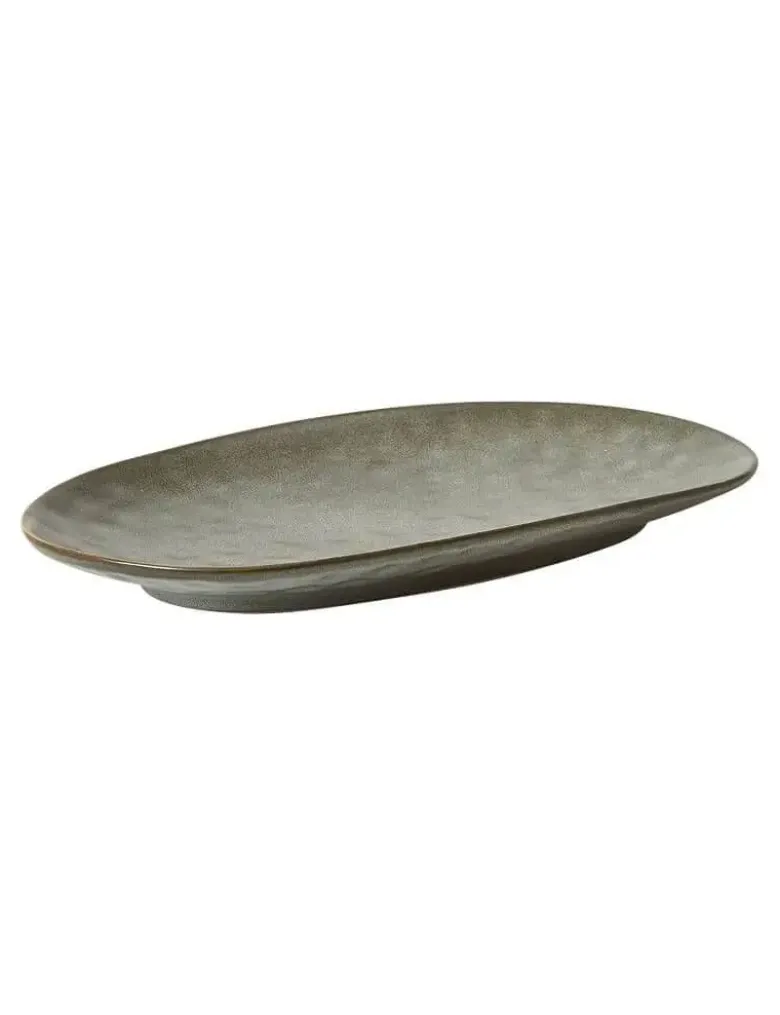 Da'Core Serveringsfad oval 31x17,5 cm grå