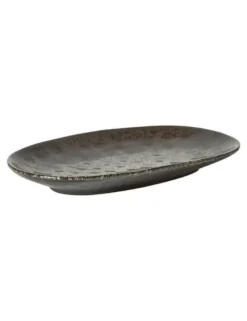 Da'Core serveringsfad oval 36x21,5 cm sort