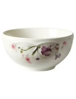 Da'core Skål Flora Ø14xH6,7 cm benporcelæn rosa
