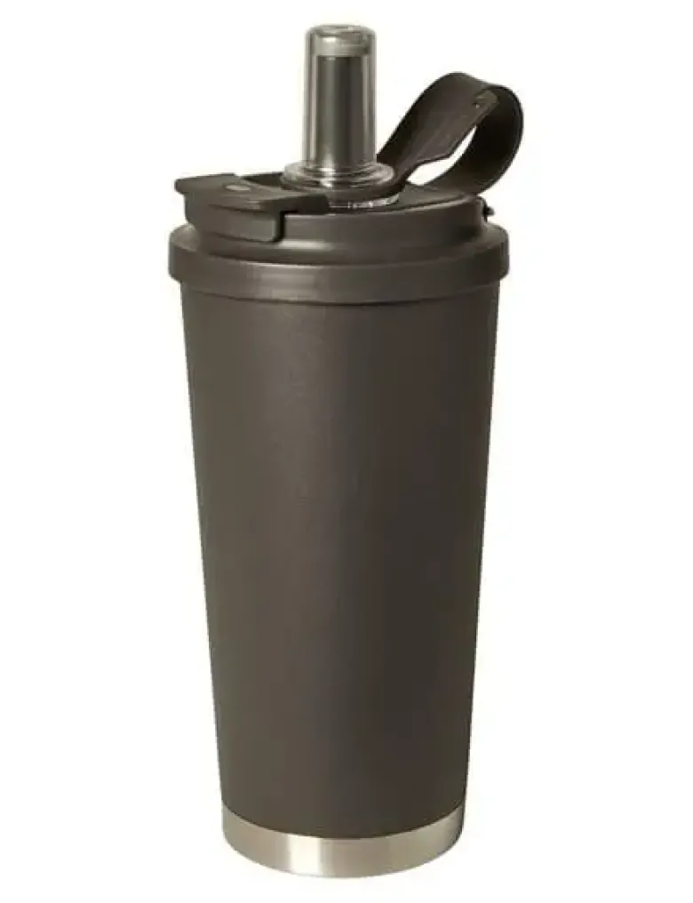 Da'core Termokop 580 ml. SS dobbeltvægget sort