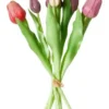 Da'core Tulipan buket 7 stk 31cm multi lilla/rosa