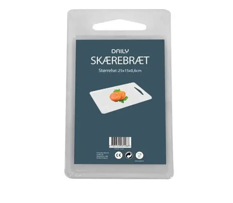 Daily Skærebræt plast 25x15 cm.