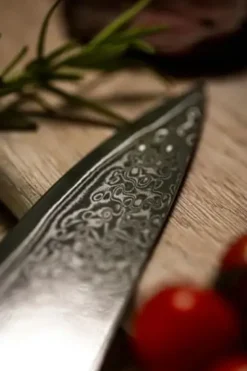 Damascus By Haws Laguiole knivsæt 6 dele - egetræ