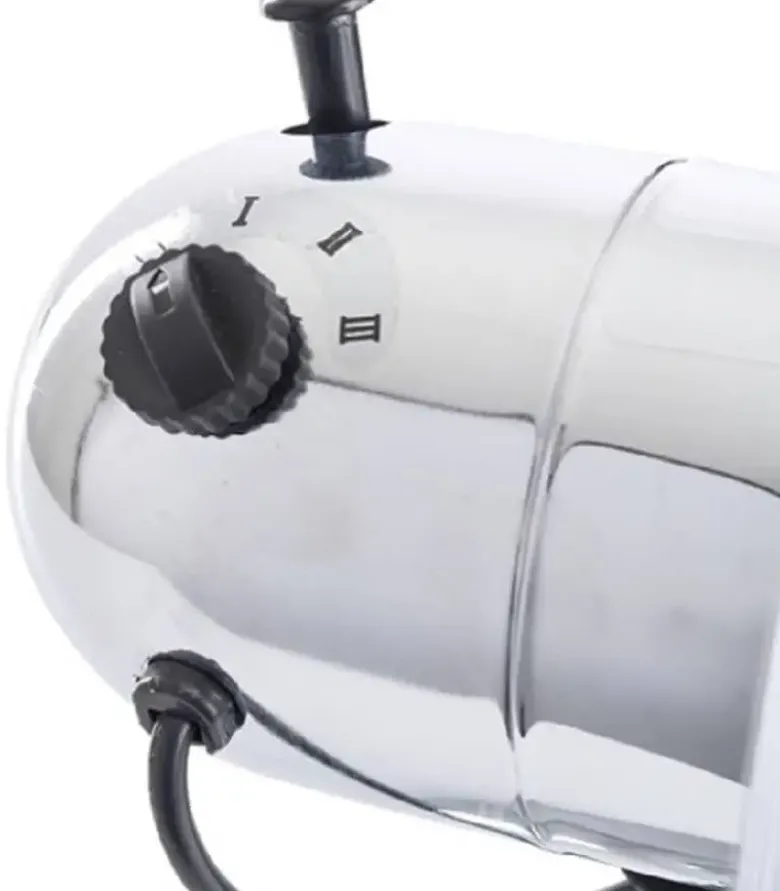 Day bordventilator Ø30 cm krom