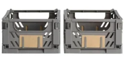 DAY Opbevaringskasse Dark grey 2 stk 25x16.5x10 cm
