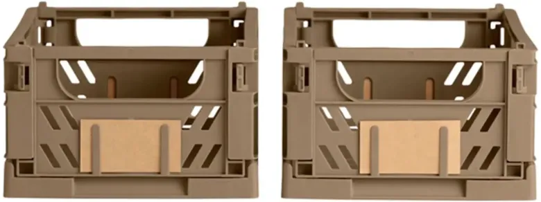 Day Opbevaringskasse Dusty walnut 2 stk. 25x16.5x10 cm