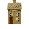 Det Gamle Apotek Keramikhus til fyrfadslys H21x12xW8cm brun