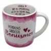 Enjoy mug krus Verdens sødeste Bonusmor