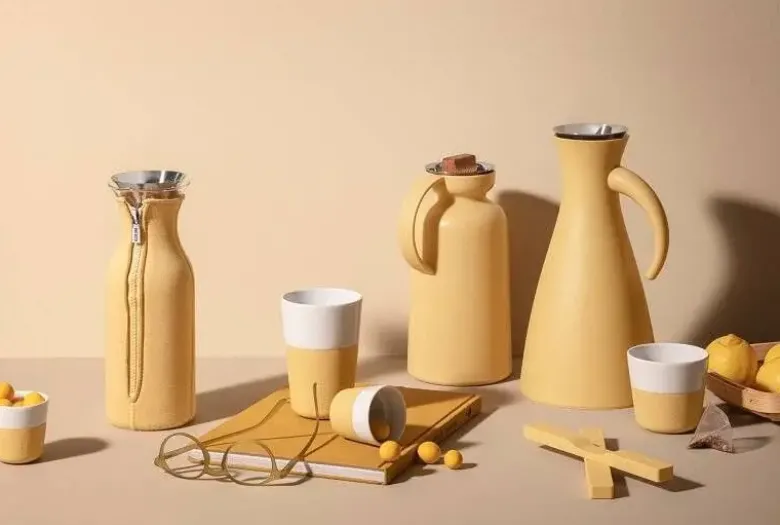 Eva Solo Høj termokande Golden Sand