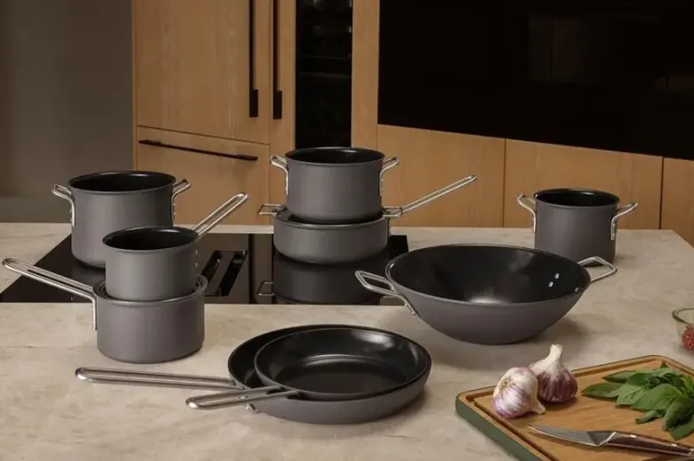 Eva Trio Grey Line Grydesæt 3 dele