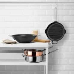 Eva Trio Kobber sauterpande 24 cm